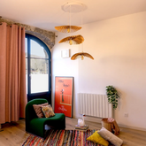 Cygnes teinté chêne | Suspension